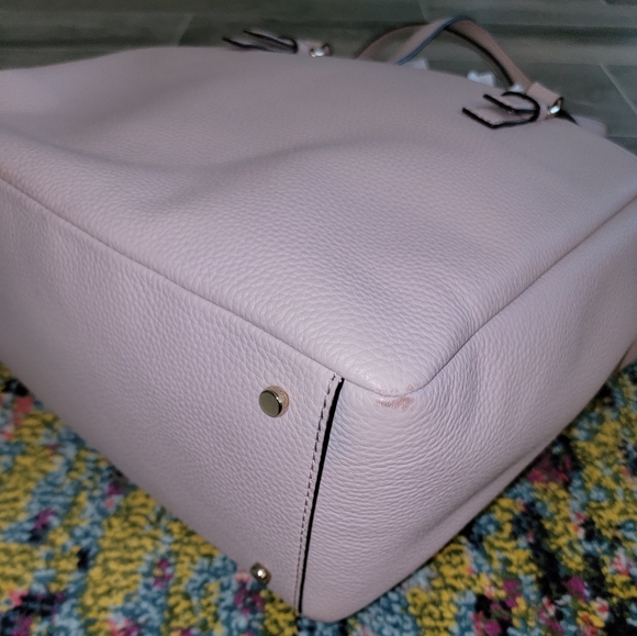Kate Spade Jackson Street - Denise - Leather Tote Bag in Light Pink - Picture 5 of 10